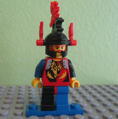 LEGO Minifigure-Dragon Knights - Dragon Master, Red Plumes-Castle / Dragon Knights-CAS011-Creative Brick Builders
